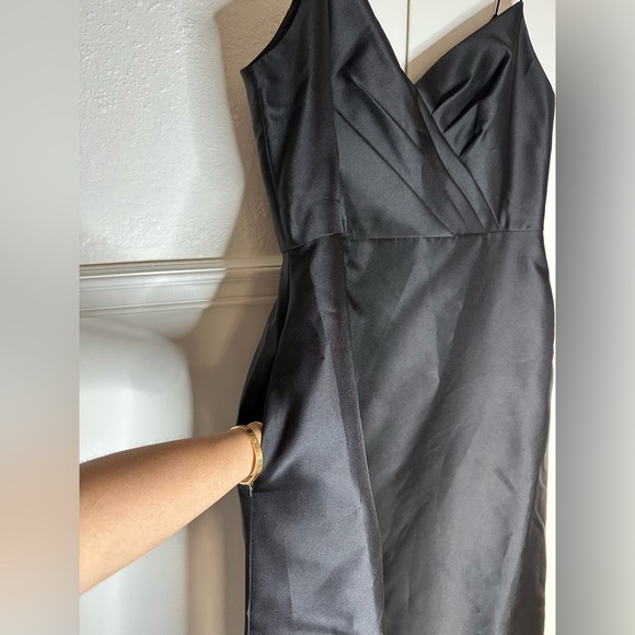 ALFRED SUNG Black Spaghetti Strap Dress size 18 R1 - Picture 7 of 9